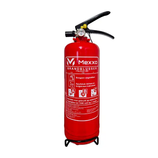 Mexxo Poederblusser 2 kilo (A,B,C)  Inclusief keuring en wandbeugel