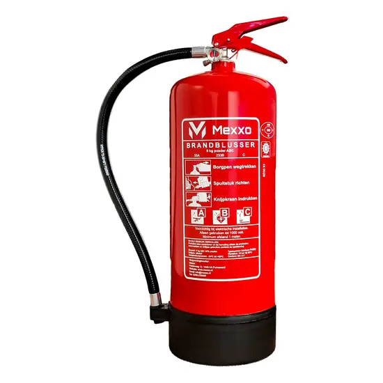 Mexxo Poederblusser 9 kilo (A,B,C)  Inclusief keuring en wandbeugel