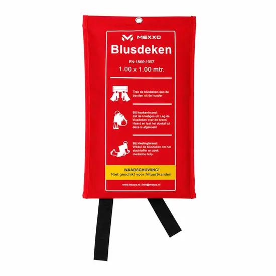 Mexxo blusdeken 1x1 in softbag