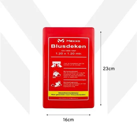 Mexxo blusdeken 1,2 x 1,2 hardcase - Afbeelding 2