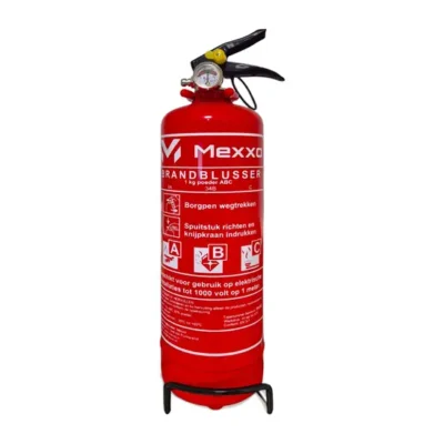 Mexxo – Poederblusser 1kg ABC (inclusief keuringssticker en wandbeugel)
